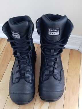 Original S.W.A.T. 132001 Men's Chase 9 Inch Waterproof Tactical Boot, Black